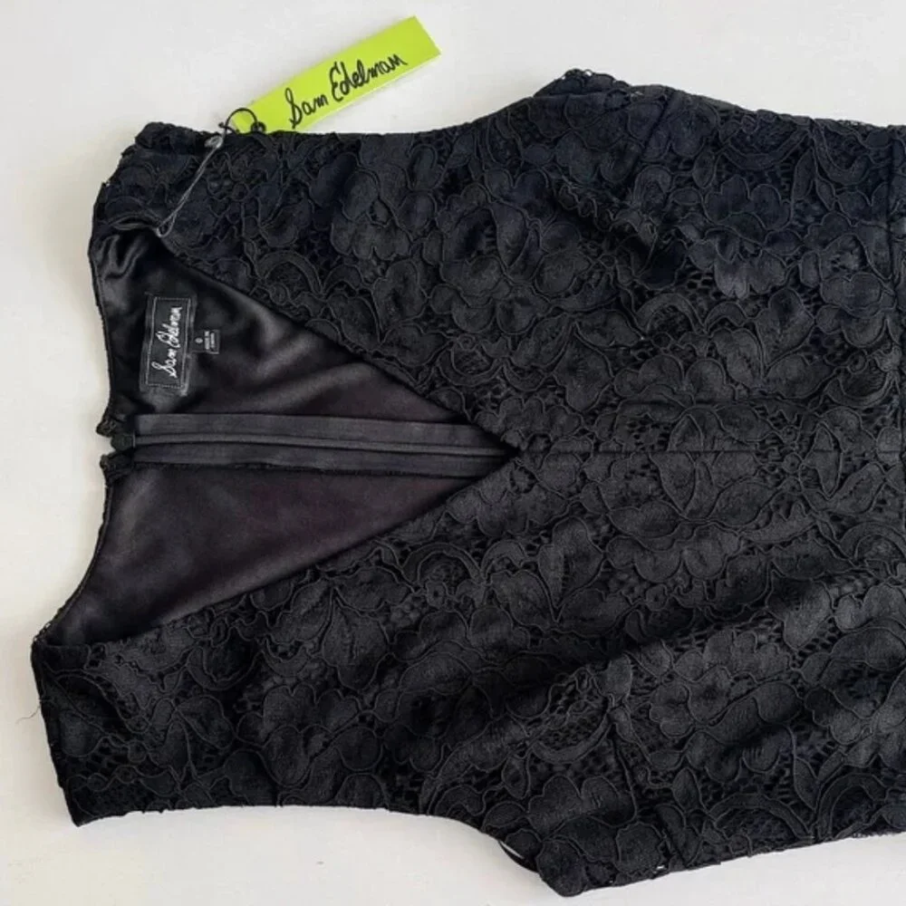 NEW! ✨SAM EDELMAN✨ Ruffle Tiered Lace Dress SIZE 0 - Picture 3 of 4